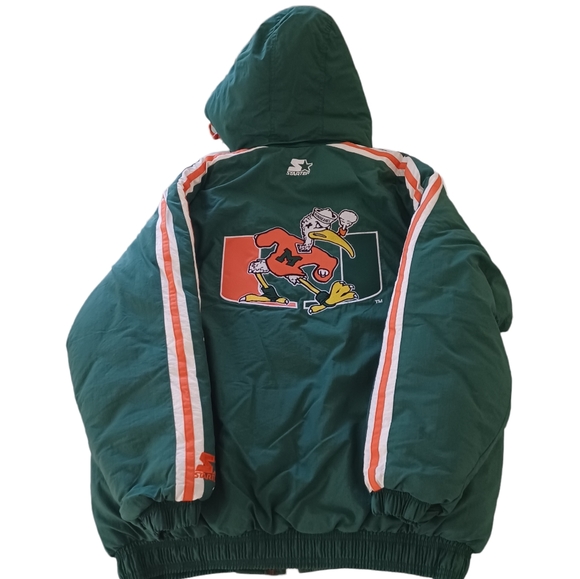 Vintage 99s Miami Hurricanes Starter 
